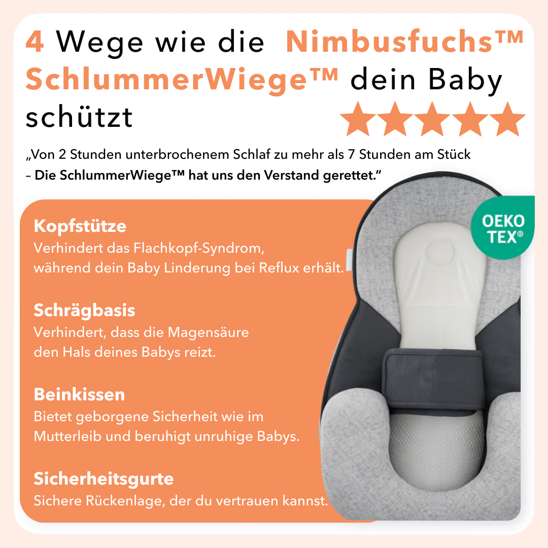 SchlummerWiege™ – Für gesunden Schlaf ohne Reflux
