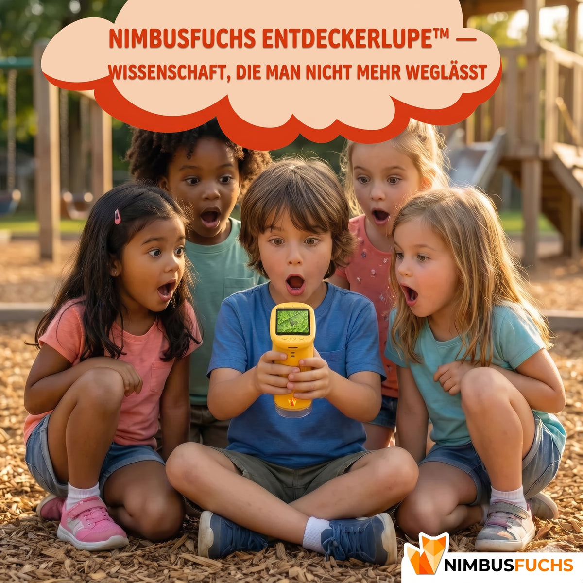 NIMBUSFUCHS™ EntdeckerLupe™ – Die digitale Lupe für kleine Entdecker