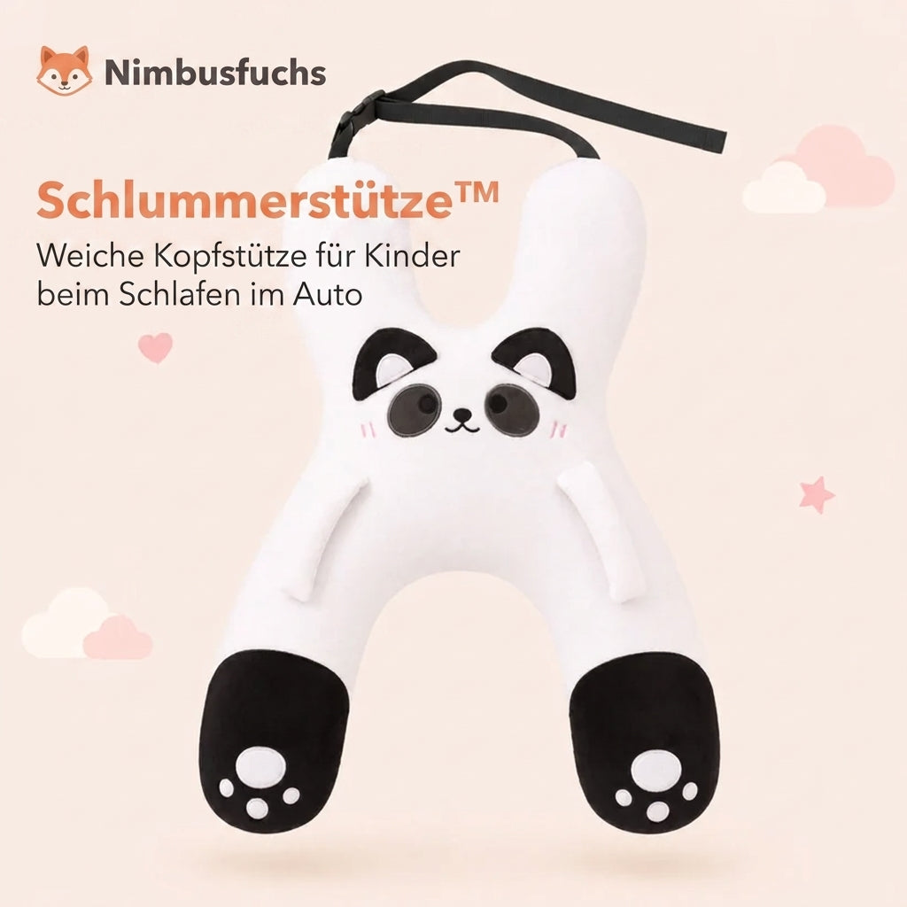 Schlummerstütze™ – Weiche Kopfstütze für Kinder beim Schlafen im Auto